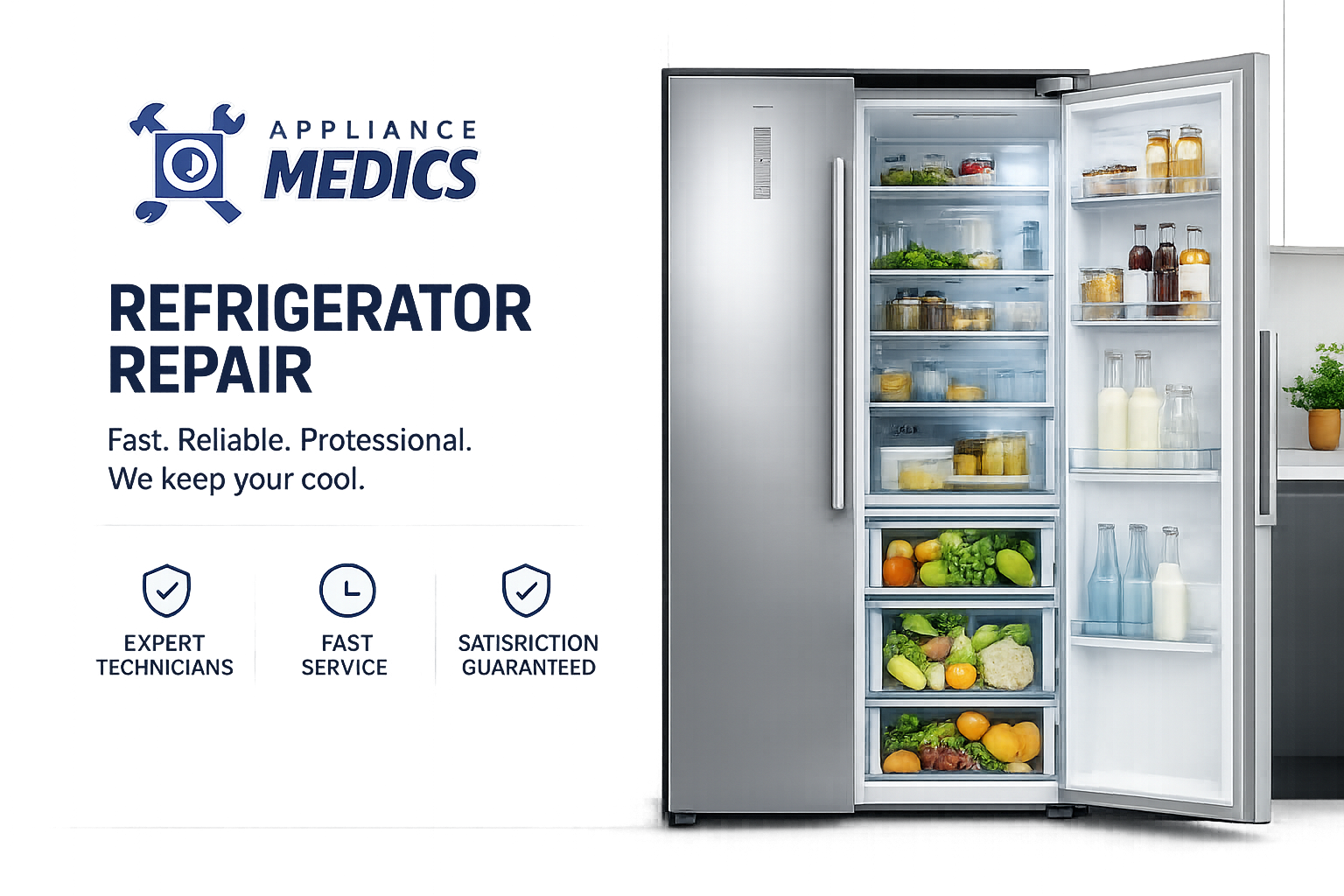 Refrigerator repair technician in Tampa FL - Appliance Medics Of Tampa